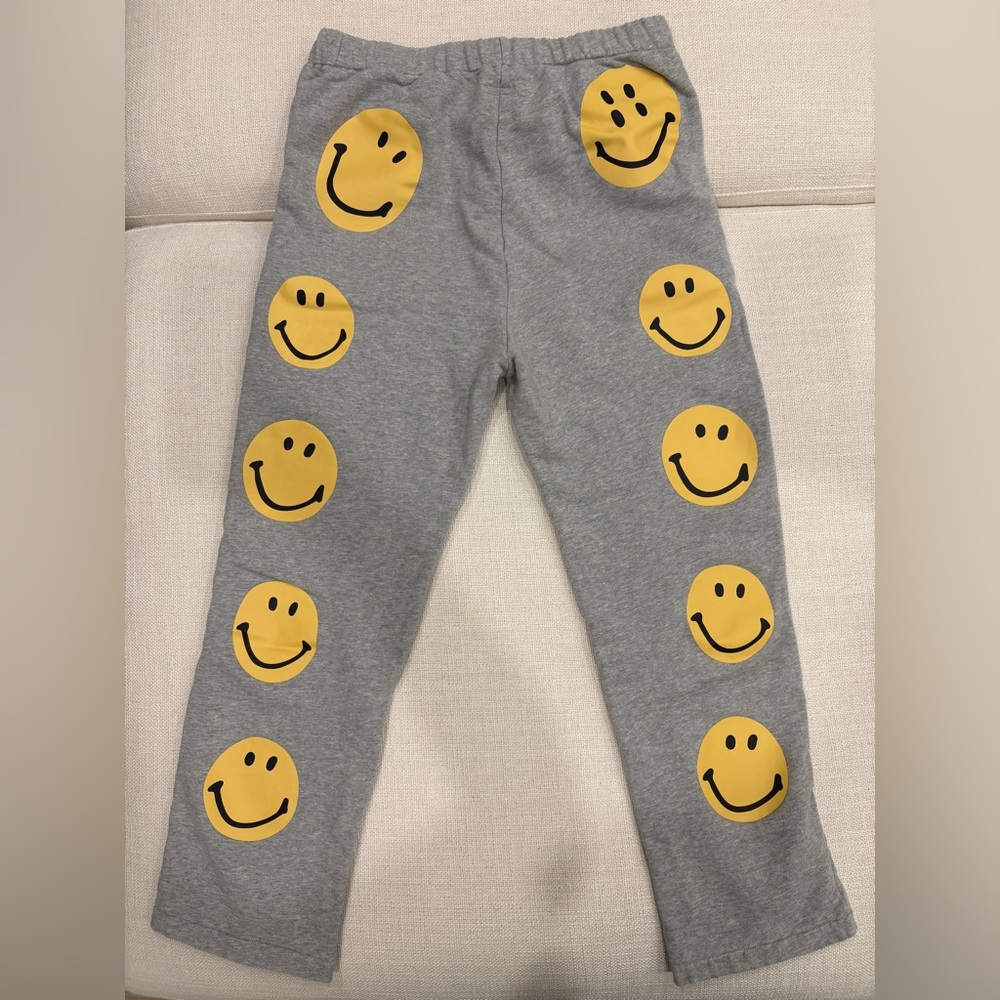 Grey Smile Sweatpants